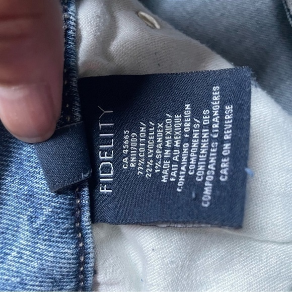 Fidelity Denim Jimi Breaker High-Rise Boyfriend Jeans Breaker 30 Fidelity Denim - Picture 10 of 14